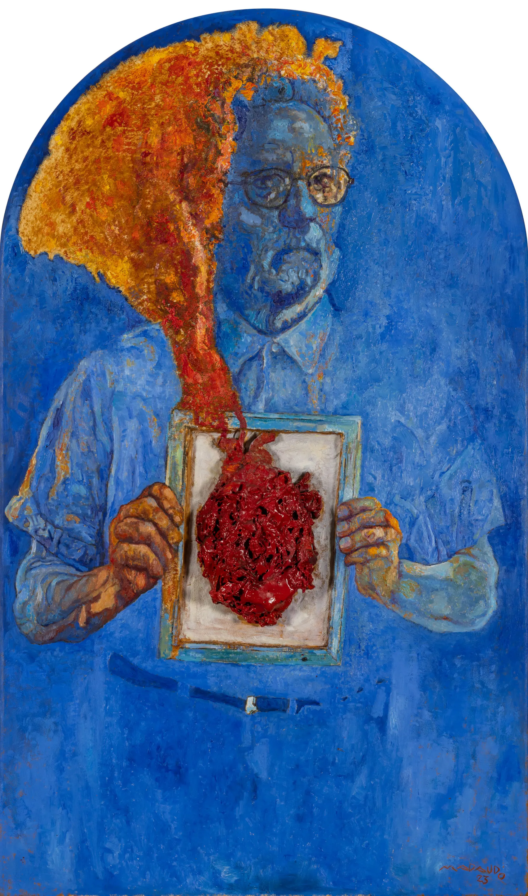 Autoritratto con cuore