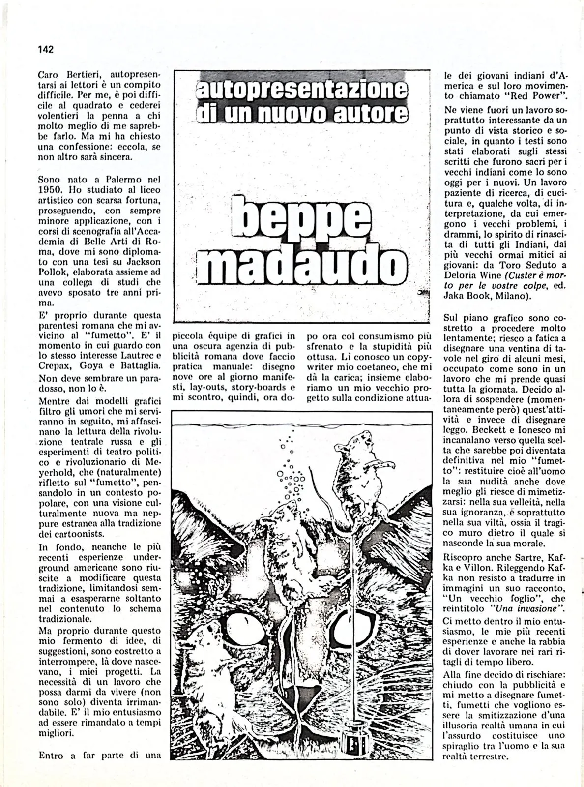 Autopresentazione di un nuovo autore: Beppe Madaudo