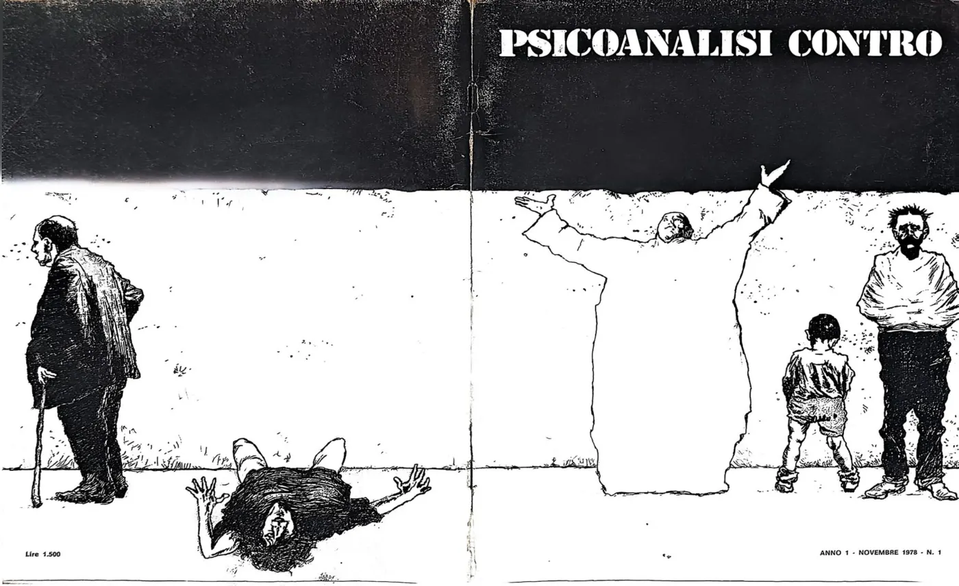 Copertina dell’editoriale “Psicoanalisi contro”