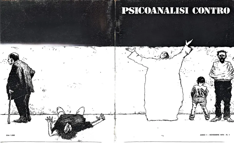 Copertina dell’editoriale “Psicoanalisi contro”