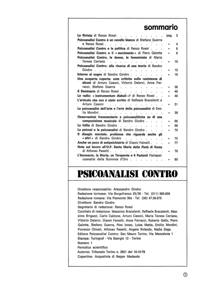 Psicoanalisi Contro